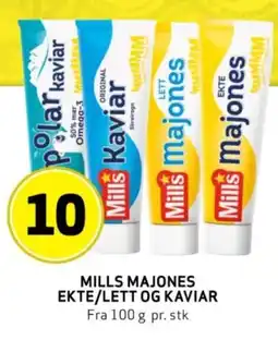 Bunnpris MILLS MAJONES EKTE/LETT OG KAVIAR tilbud