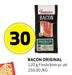 Bunnpris BACON ORIGINAL 120 g tilbud