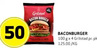 Bunnpris BACONBURGER tilbud