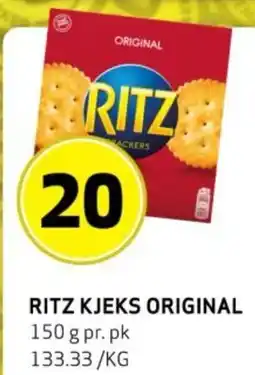Bunnpris RITZ KJEKS ORIGINAL tilbud