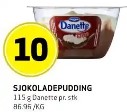 Bunnpris SJOKOLADEPUDDING tilbud