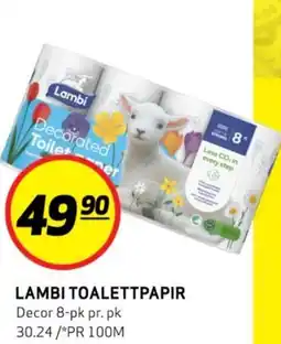 Bunnpris LAMBI TOALETTPAPIR tilbud