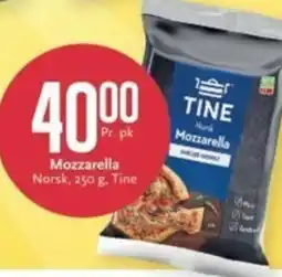 CC Mat Mozzarella Norsk, 250 g, Tine tilbud