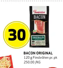 Bunnpris BACON ORIGINAL tilbud