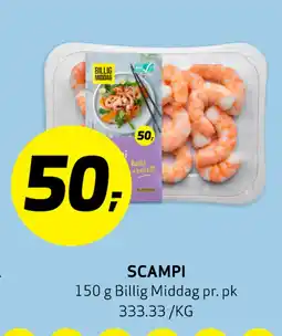 Bunnpris SCAMPI tilbud