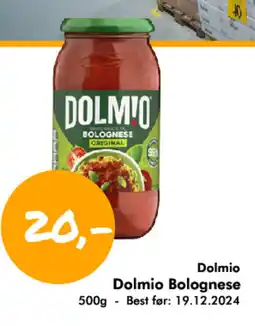 Havaristen Dolmio Dolmio Bolognese tilbud