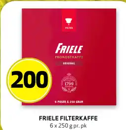 Bunnpris FRIELE FILTERKAFFE tilbud
