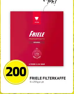 Bunnpris FRIELE FILTERKAFFE tilbud