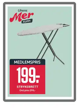 Europris STRYKEBRETT tilbud