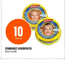 Coop Obs STABBURET LEVERPOSTEI tilbud