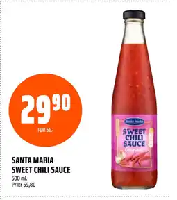 Coop Obs SANTA MARIA SWEET CHILI SAUCE tilbud