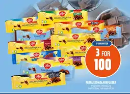 Coop Obs FREIA SJOKOLADEPLATER tilbud