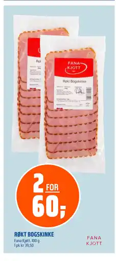 Coop Obs RØKT BOGSKINKE tilbud