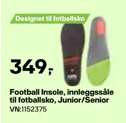 XXL Sport Football Insole, innleggssåle til fotballsko, Junior/Senior tilbud