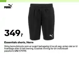 XXL Sport Essentials shorts, Herre tilbud