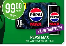Kiwi PEPSI MAX tilbud