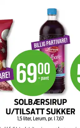 Kiwi SOLBÆRSIRUP U/TILSATT SUKKER tilbud