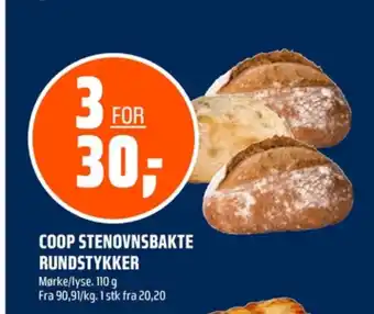 Coop Obs Ukjent butiksbagt brød tilbud