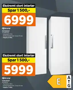 POWER FRYSESKAP tilbud
