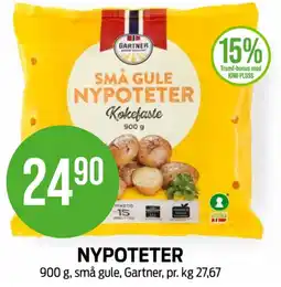 Kiwi Gartner poteter tilbud