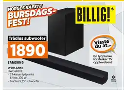 POWER LYDPLANKE tilbud