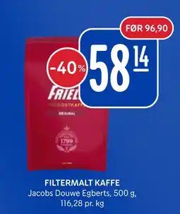 Rema 1000 FILTERMALT KAFFE tilbud