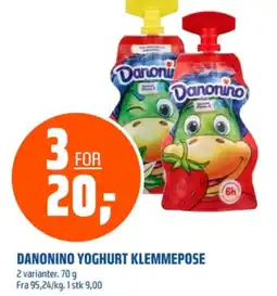 Coop Obs Danonino yoghurt tilbud