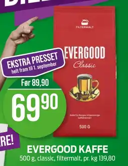 Kiwi Classic kaffe formalet tilbud