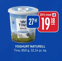 Rema 1000 YOGHURT NATURELL tilbud