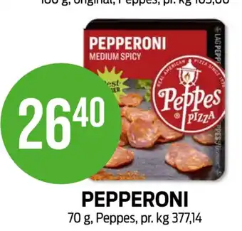 Kiwi Peppes pizza pepperoni tilbud