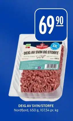 Rema 1000 DEIG AV SVIN/STORFE tilbud