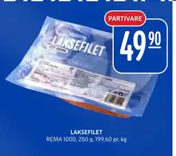 Rema 1000 LAKSEFILET tilbud
