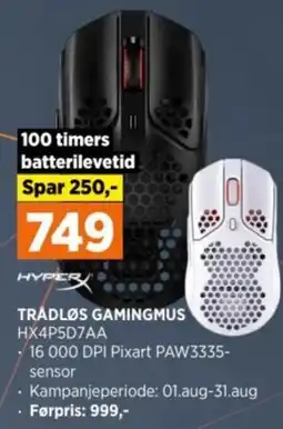 POWER TRÅDLØS GAMINGMUS HX4P5D7AA tilbud