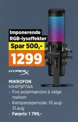 POWER MIKROFON HX4P5P7AA tilbud