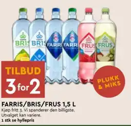 Coop Mega FARRIS/BRIS/FRUS 1,5 L tilbud