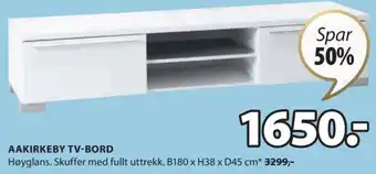 JYSK AAKIRKEBY TV-BORD tilbud