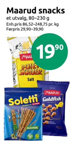 Joker Maarud snacks tilbud