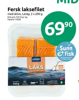 Joker Fersk laksefilet tilbud