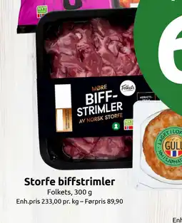 Joker Storfe biffstrimler tilbud
