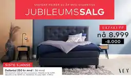 Skeidar XOV Komfort 5 mørk grå inkl. overmadrass tilbud