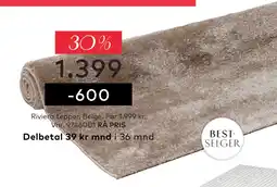 Skeidar Riviera tepper, Beige tilbud