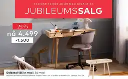 Skeidar Okayama skrivebord tilbud