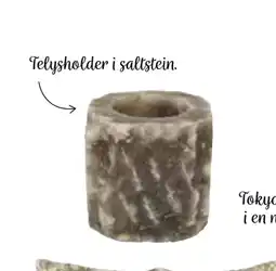 Nille Telysholder i saltstein tilbud