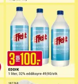 Europris Effekt eddik tilbud