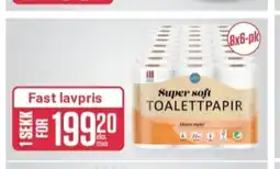 Europris Super soft toalettpapir tilbud