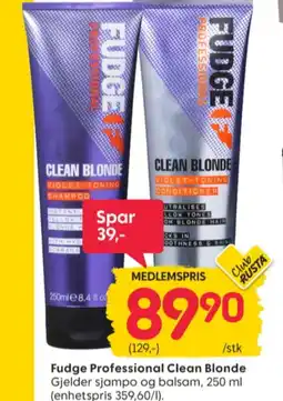Rusta Fudge professional shampoo tilbud