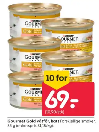 Rusta Purina gourmet kattemat tilbud