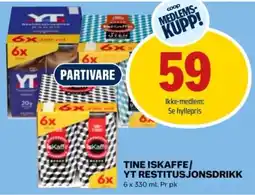 Coop Obs TINE ISKAFFE/ YT RESTITUSJONSDRIKK tilbud