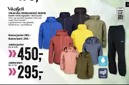 Sport Outlet VIKAFJELL REGNJAKKE/-BUKSE tilbud