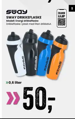 Sport Outlet SWAY DRIKKEFLASKE tilbud